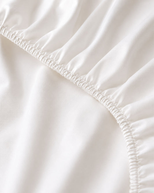 Talia White Fitted Sheet
