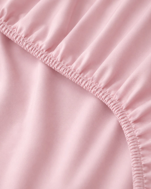 Talia Pink Fitted Sheet