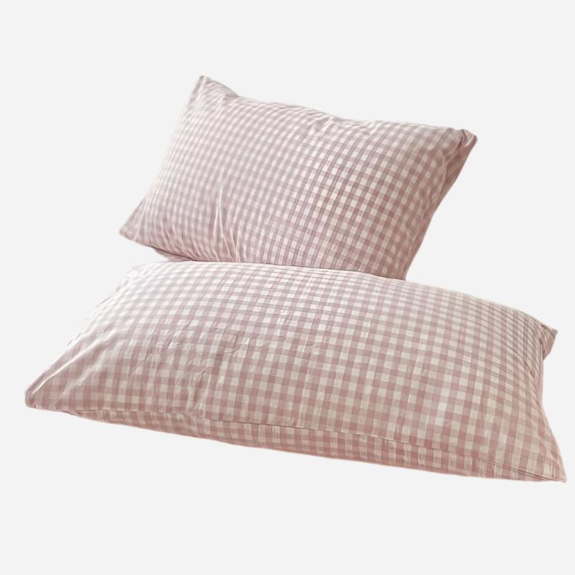 Gingham Pillowcase Set