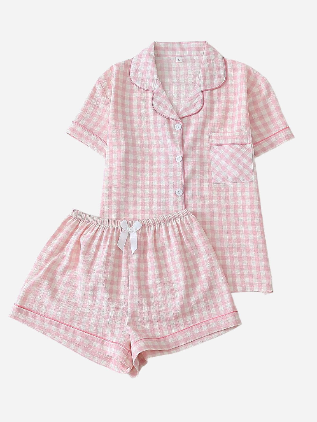 Gingham Pyjama Set