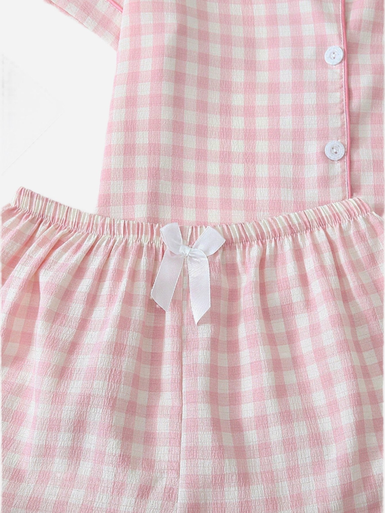 Gingham Pyjama Set