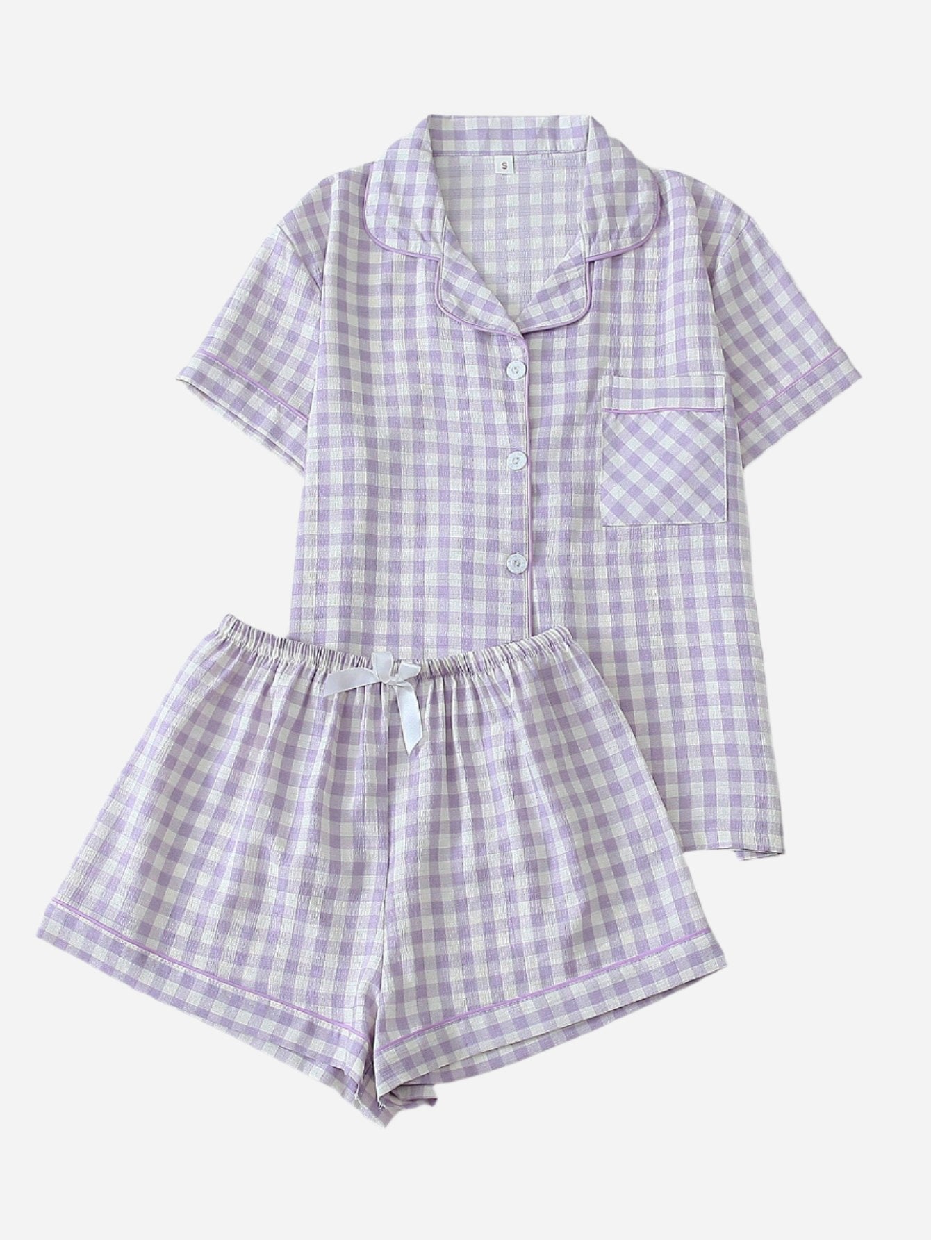 Gingham Pyjama Set