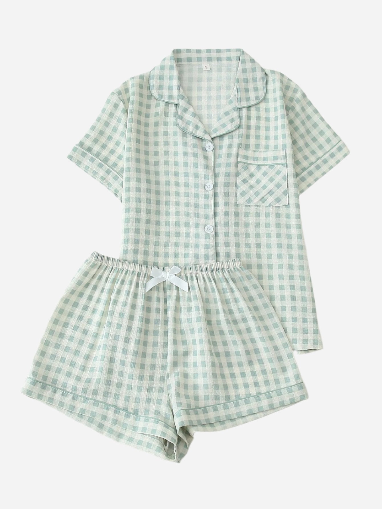 Gingham Pyjama Set