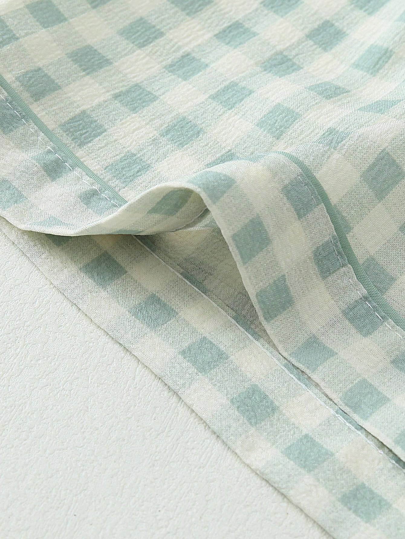 Gingham Pyjama Set