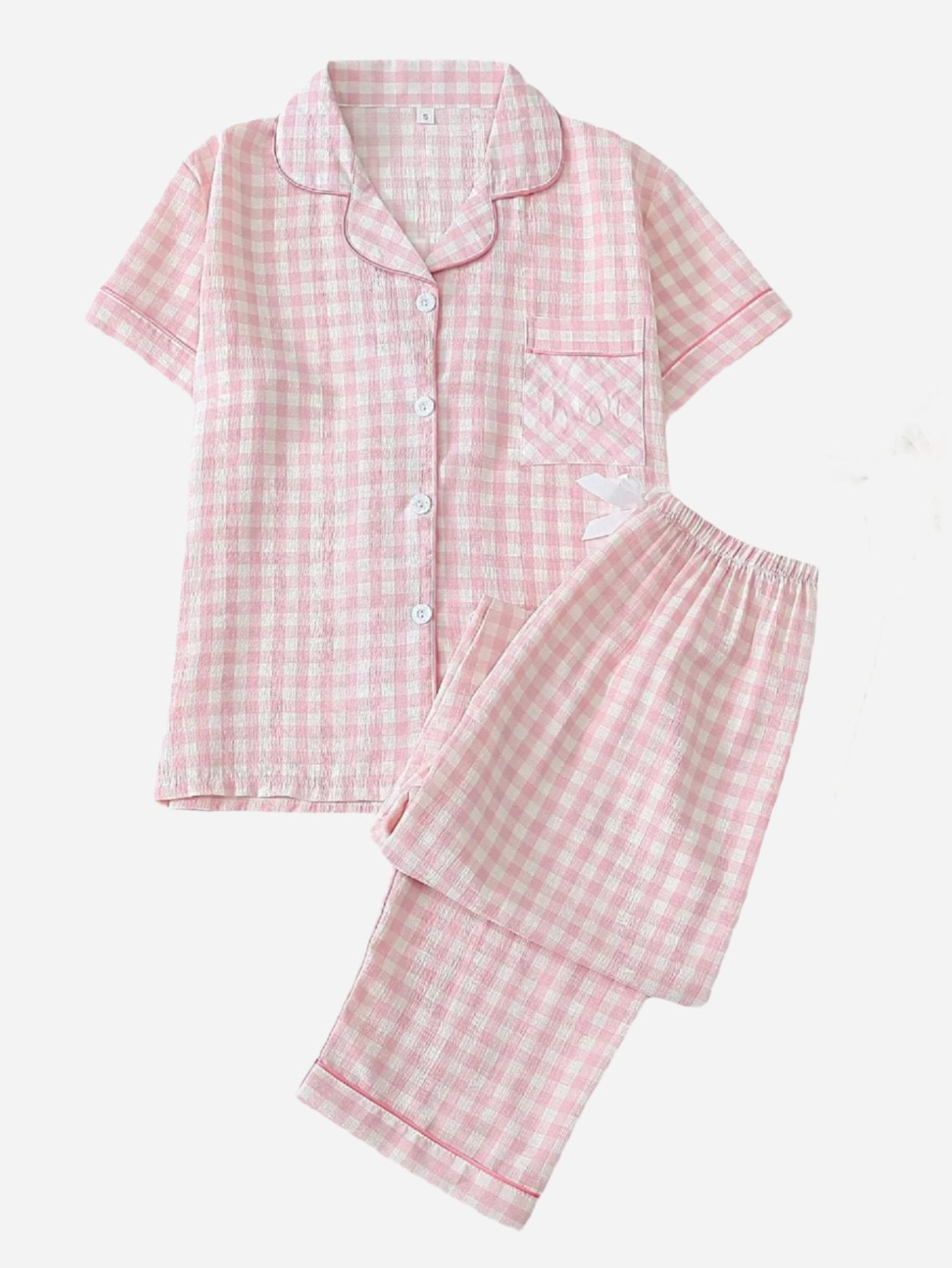 Gingham Pyjama Set