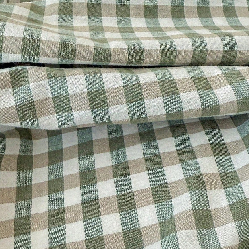 Gingham Quilt Cover Set