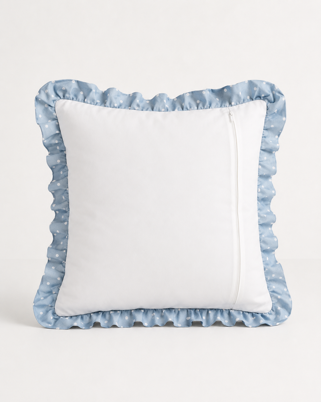 Navy Polka Dot Cushion Cover