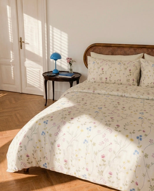 Flora Cotton Quilt Cover Set