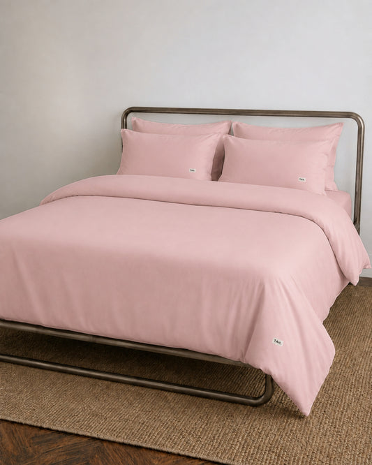 Talia Blush Quilt Cover Set