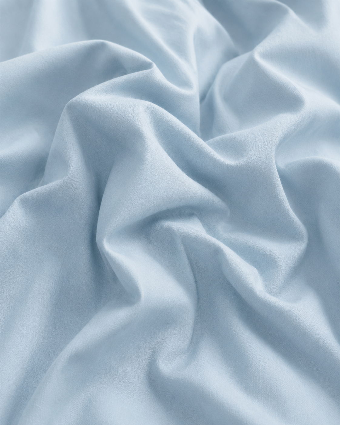 Lightweight Baby Blue Fitted Sheet