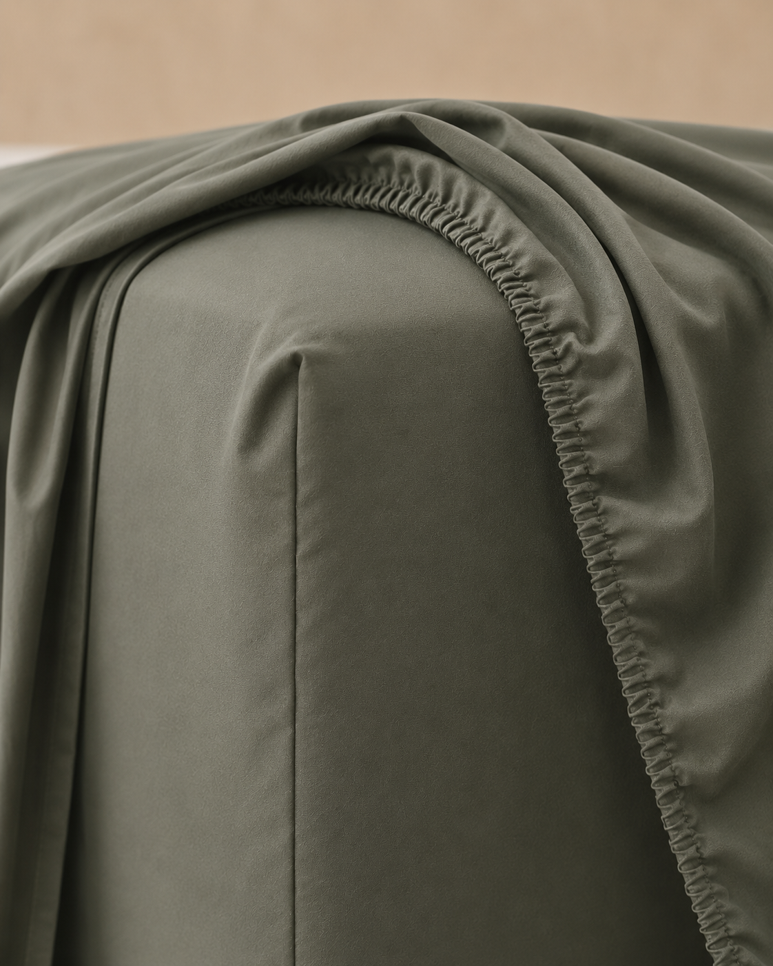 Lightweight Khaki Fitted Sheet