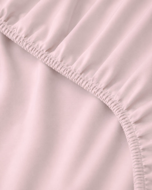 Lightweight Baby Pink Fitted Sheet