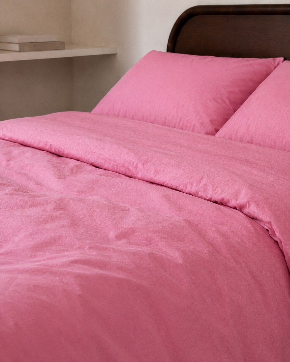 Talia Hot Pink Cotton Quilt Cover Set