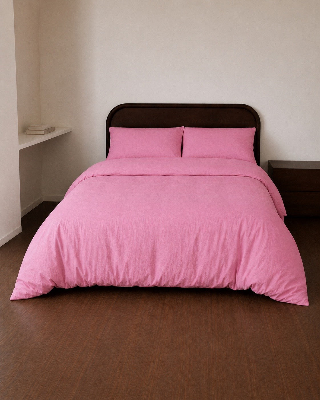 Talia Hot Pink Cotton Quilt Cover Set