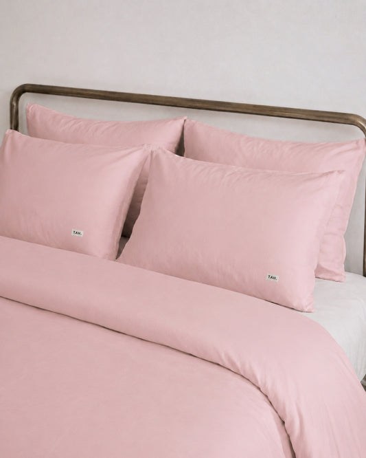 Talia Blush Quilt Cover Set