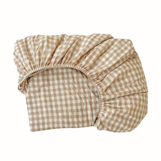 Gingham Fitted Sheet