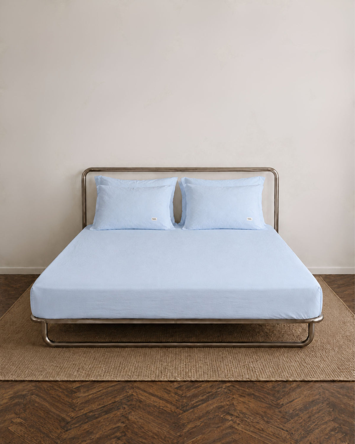 Talia Blue Fitted Sheet