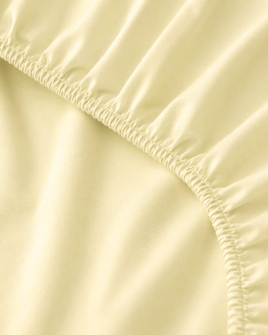 Talia Yellow Fitted Sheet