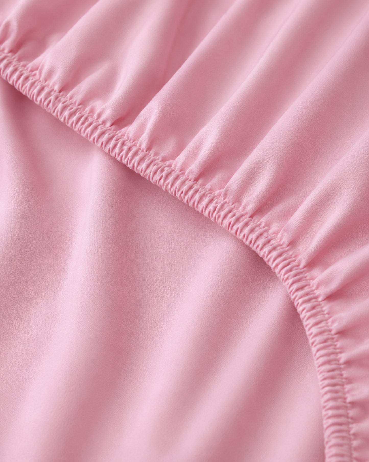 Lightweight Pink Fitted Sheet