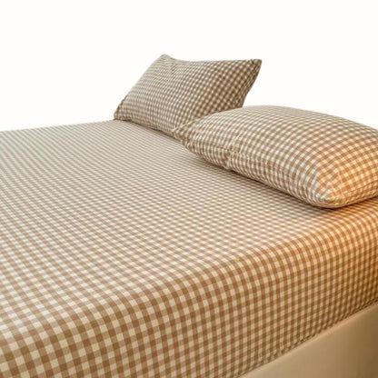 Gingham Fitted Sheet