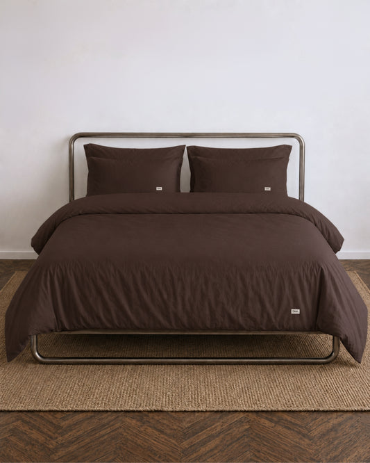 Talia Brown Quilt Cover Set