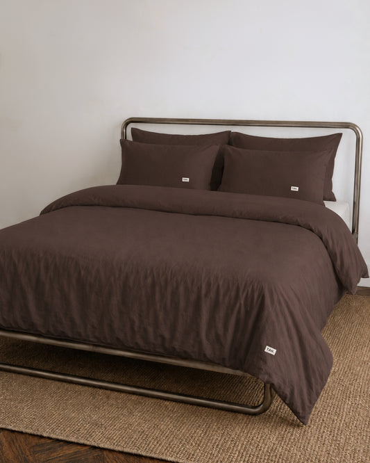 Talia Brown Quilt Cover Set