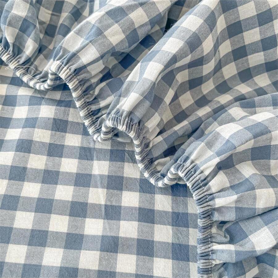 Gingham Fitted Sheet