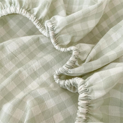 Gingham Fitted Sheet