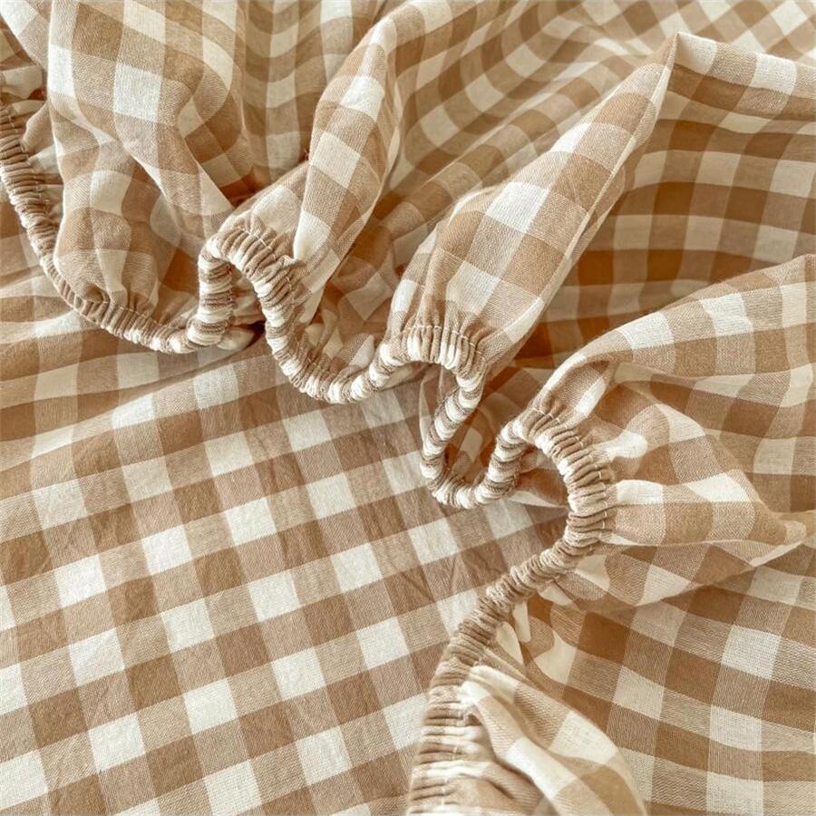 Gingham Fitted Sheet