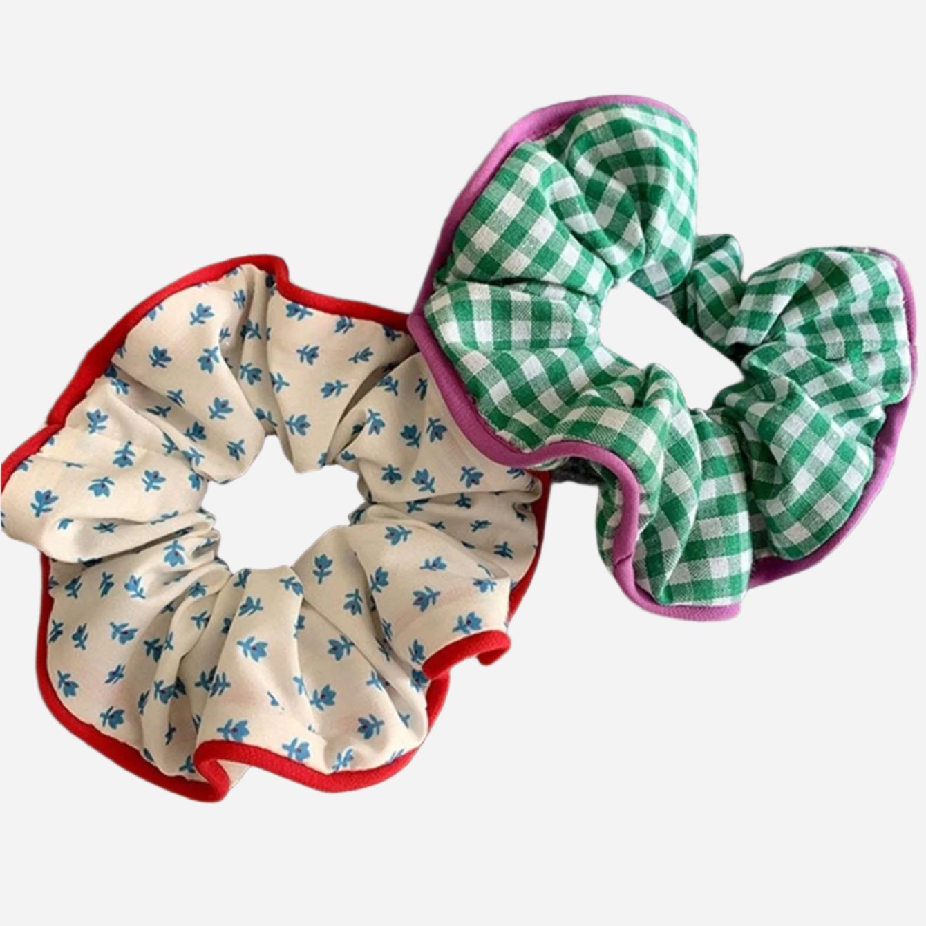 Floral & Gingham Hair Band Set