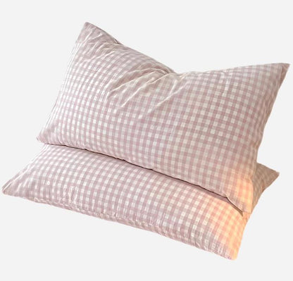 Gingham Pillowcase Set