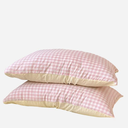 Gingham Pillowcase Set