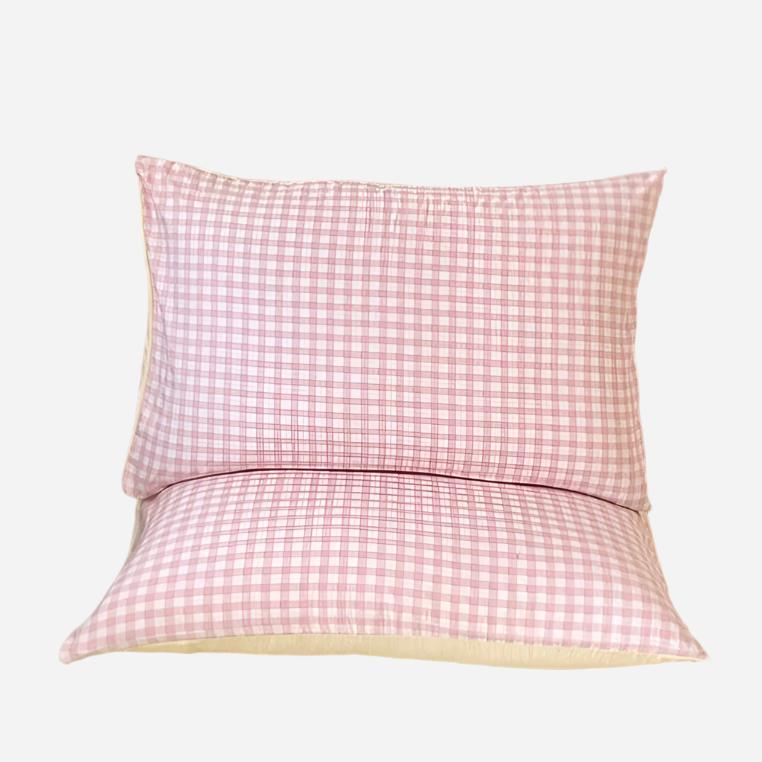 Gingham Pillowcase Set