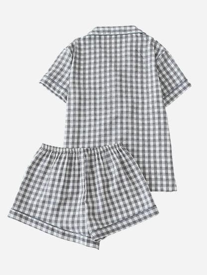 Gingham Pyjama Set