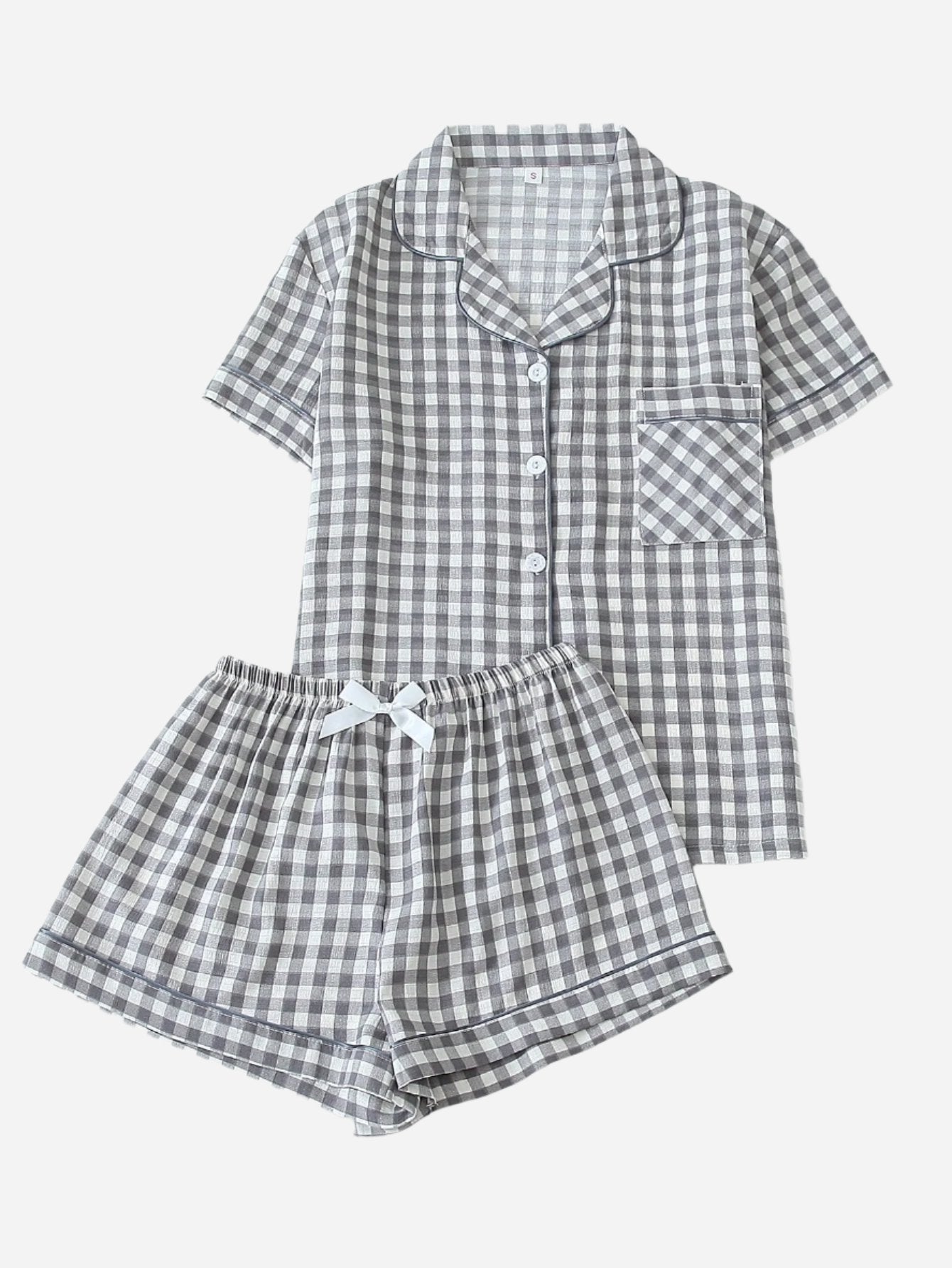 Gingham Pyjama Set