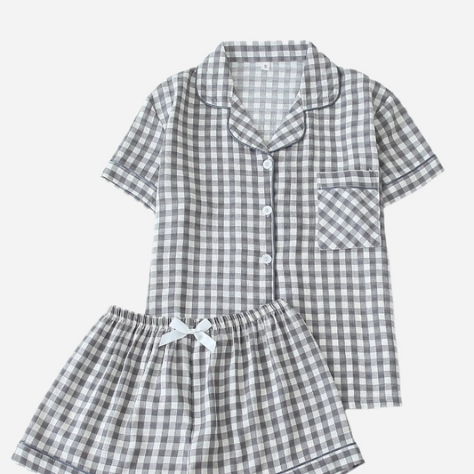 Gingham Pyjama Set