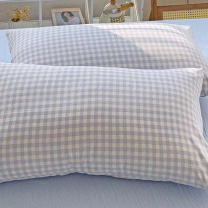 Gingham Quilt Cover Set