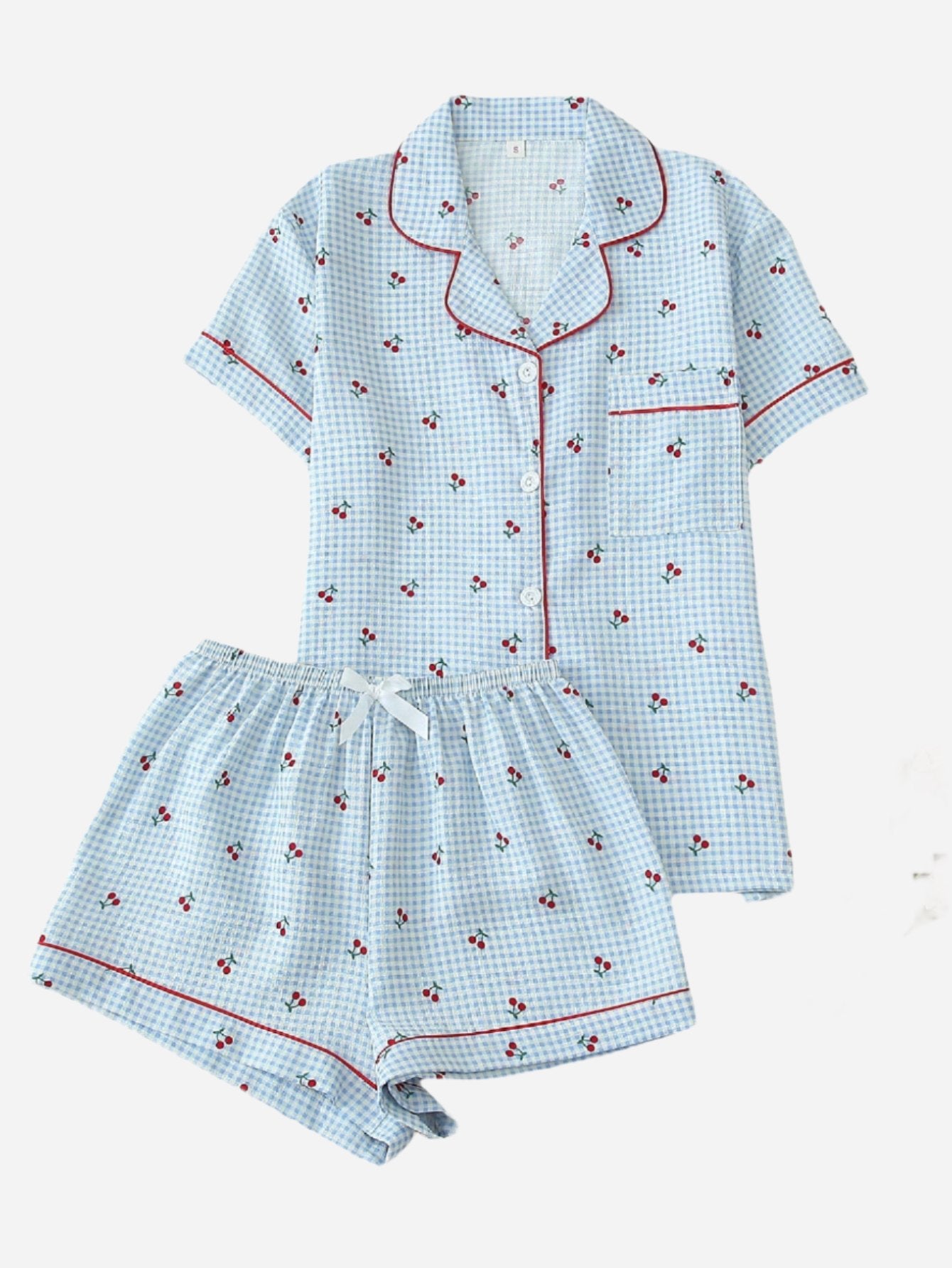 Gingham Pyjama Set