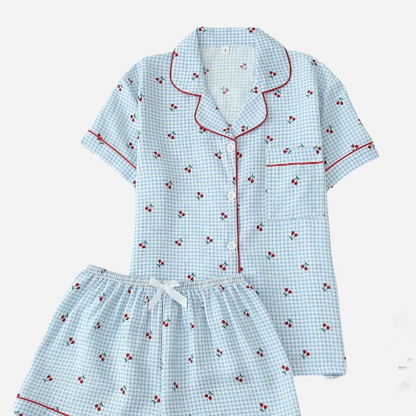 Gingham Pyjama Set