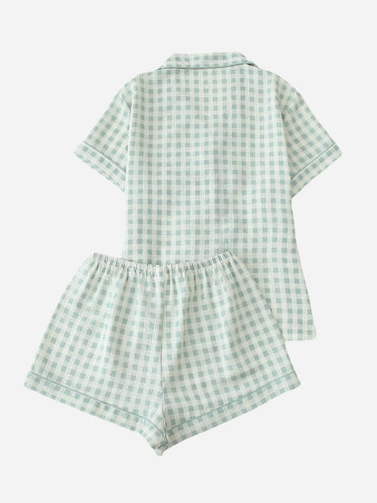 Gingham Pyjama Set