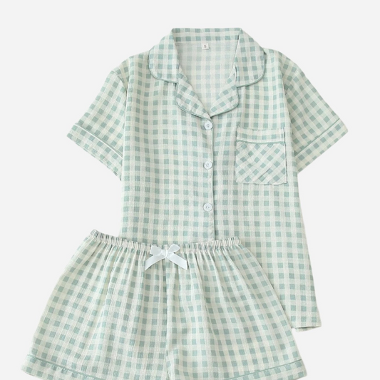 Gingham Pyjama Set