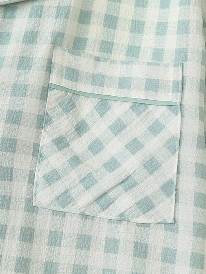 Gingham Pyjama Set