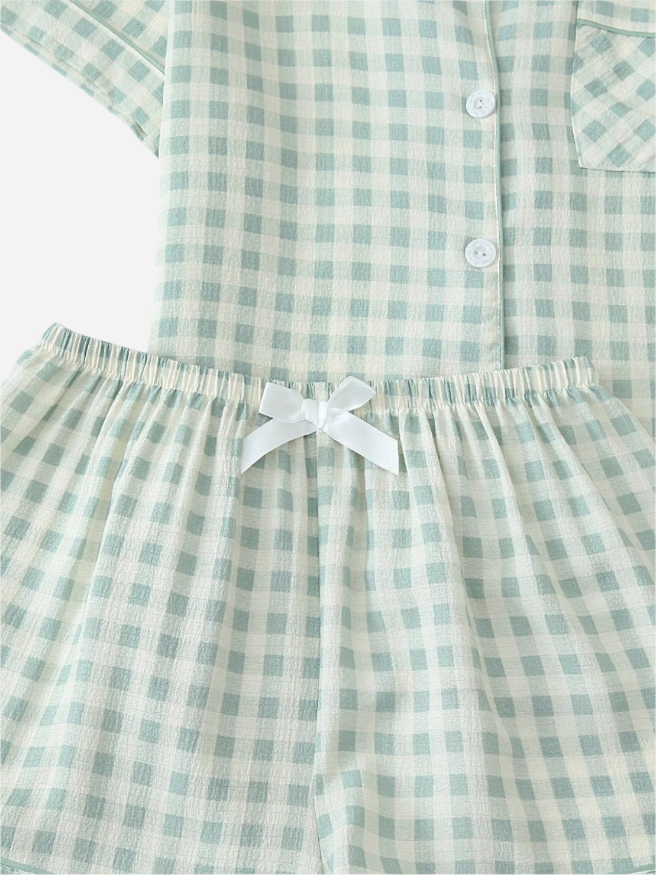 Gingham Pyjama Set