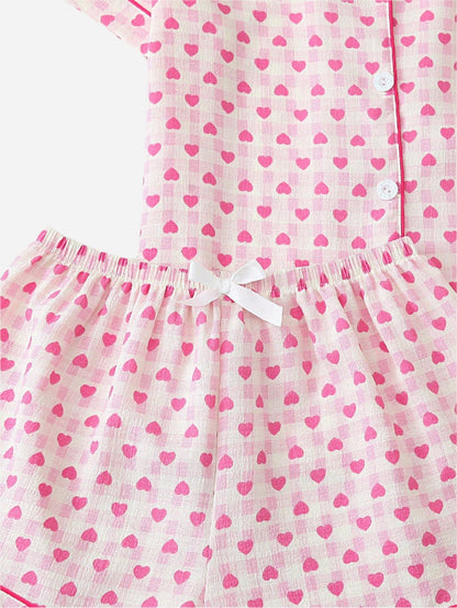 Gingham Pyjama Set