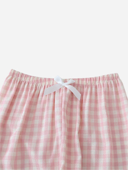 Gingham Pyjama Set