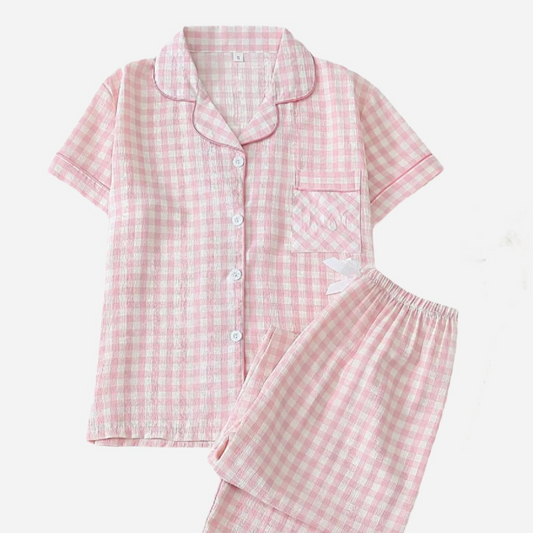 Gingham Pyjama Set