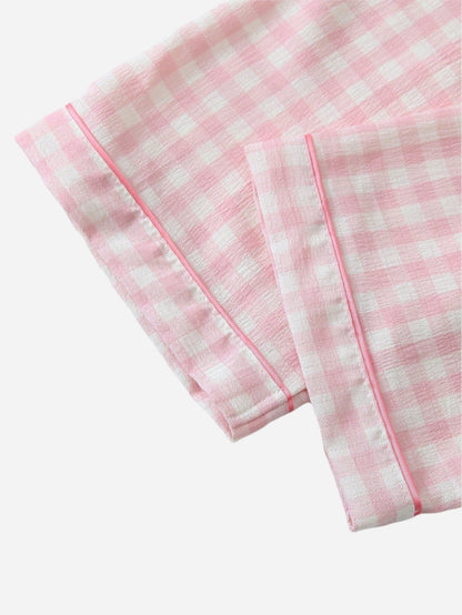 Gingham Pyjama Set