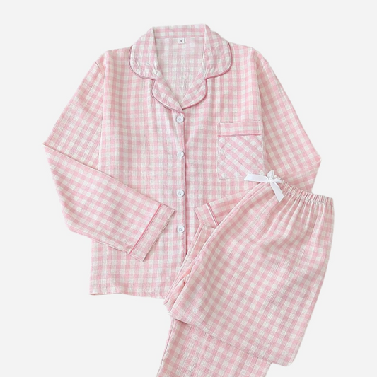 Gingham Pyjama Set