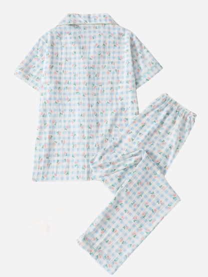 Gingham Pyjama Set