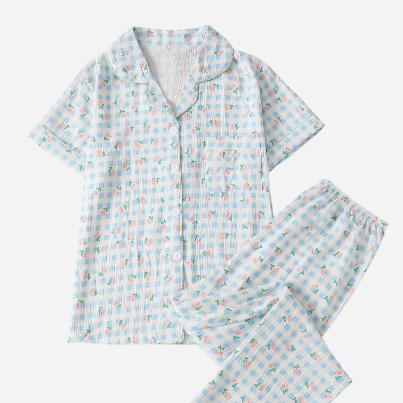 Gingham Pyjama Set